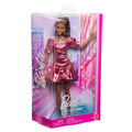 Barbie Deluxe Style Fashion Doll 6 in Metallic Coral Dress