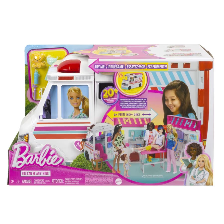 Barbie Transforming Ambulance And Clinic Playset