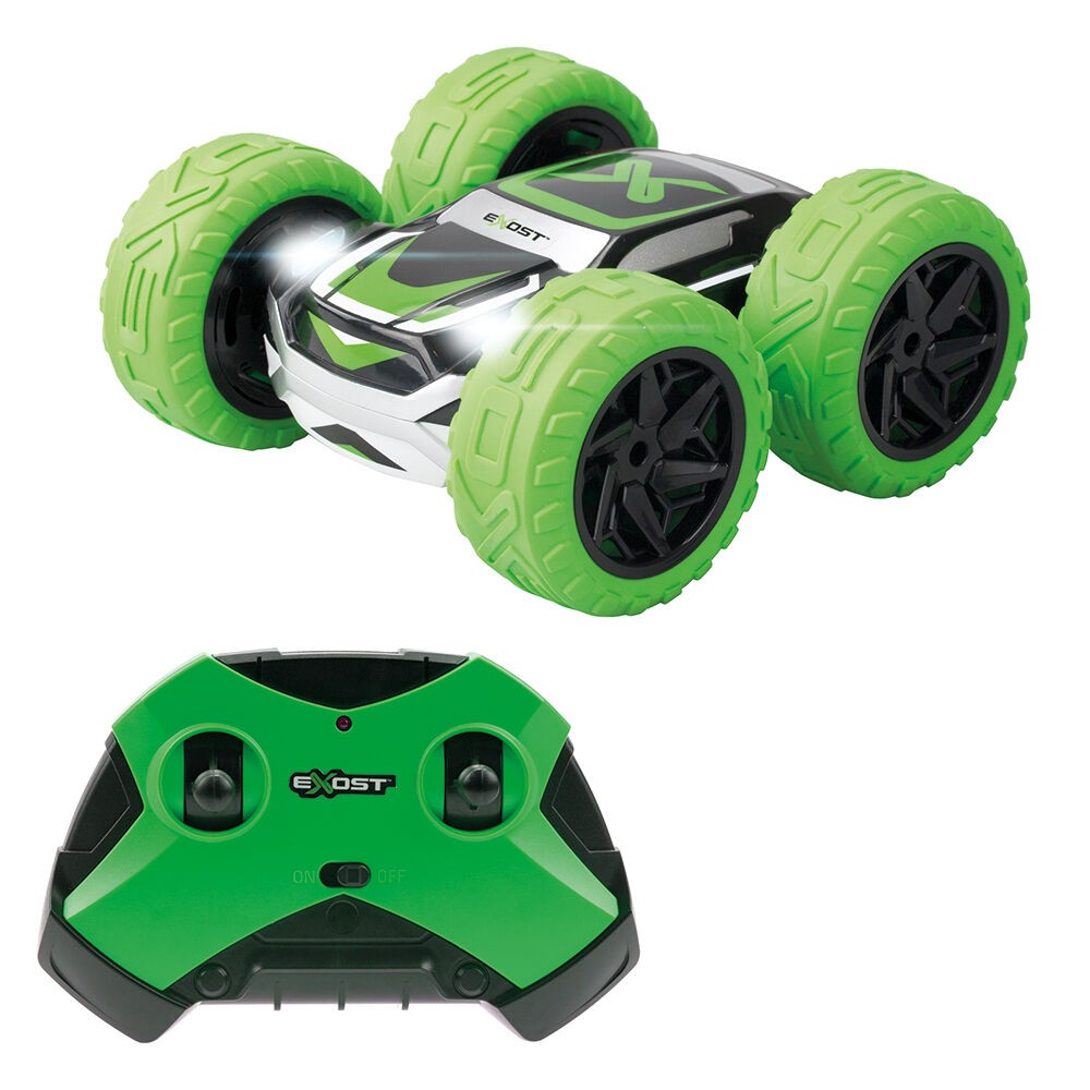 Exost 360 Cross Led Remote Control Car GREEN