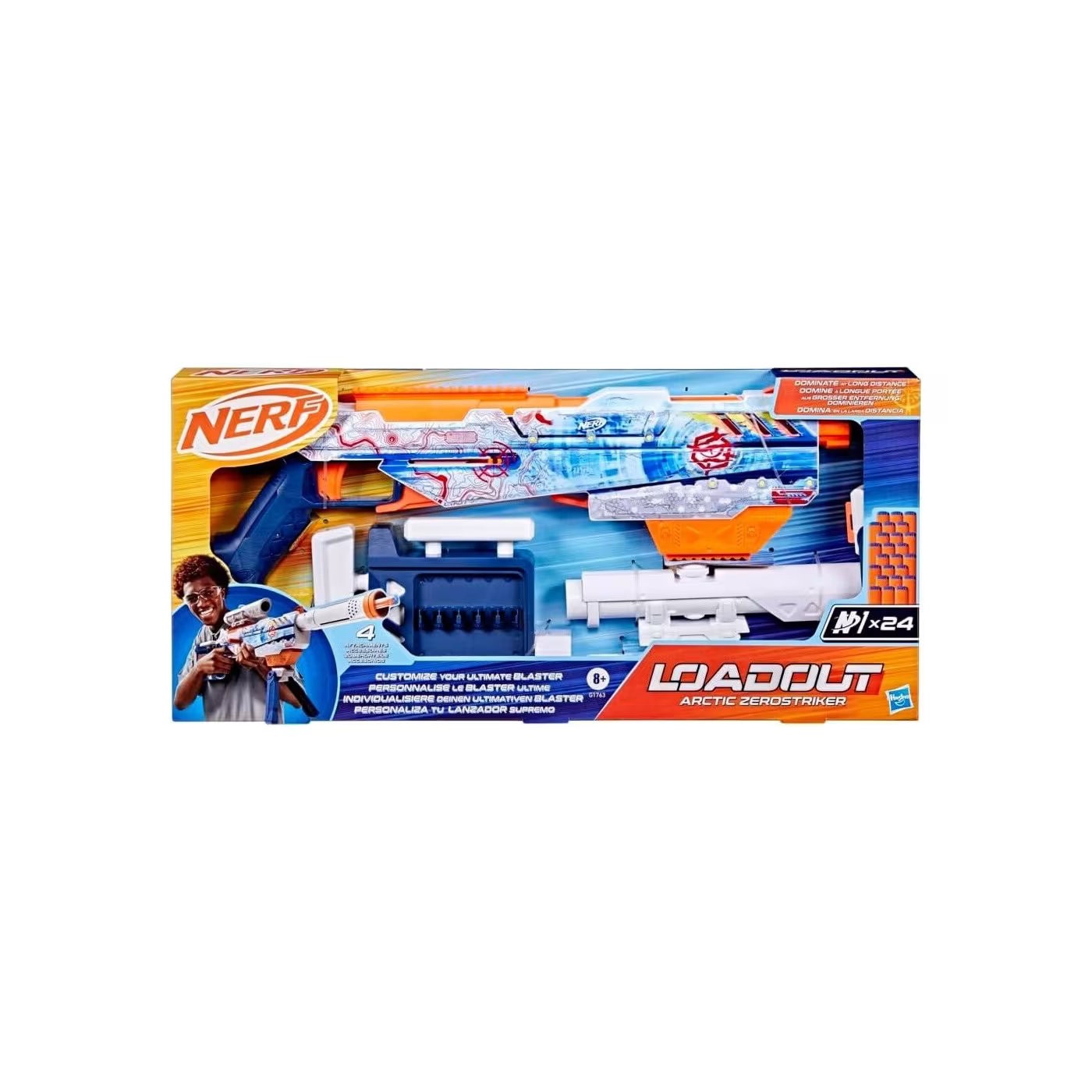 Hasbro Nerf Loadout Arctic Zerostriker Blaster