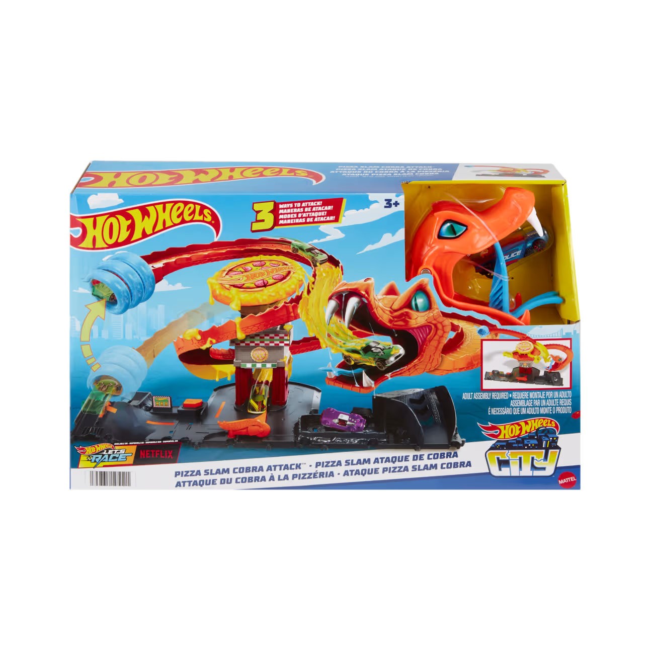 Hot Wheels City Pizza Slam Cobra Attack