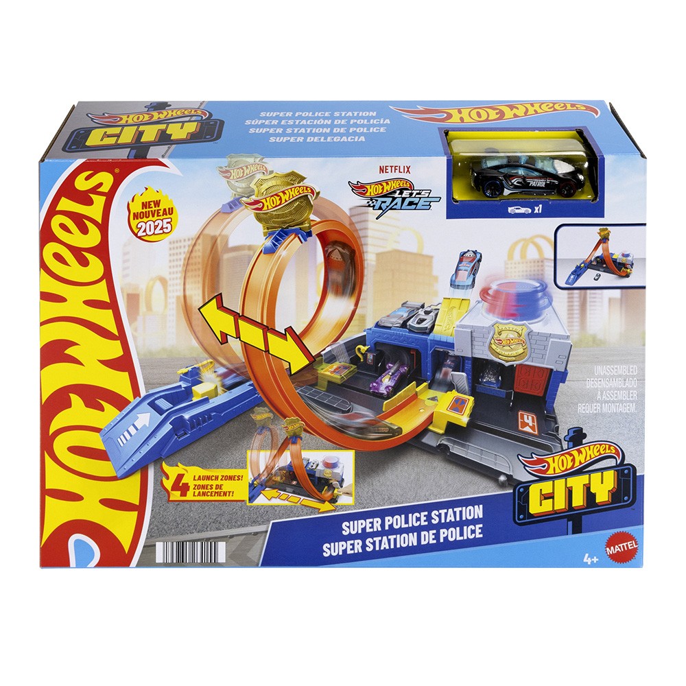 HOT WHEELS Super Police Station
