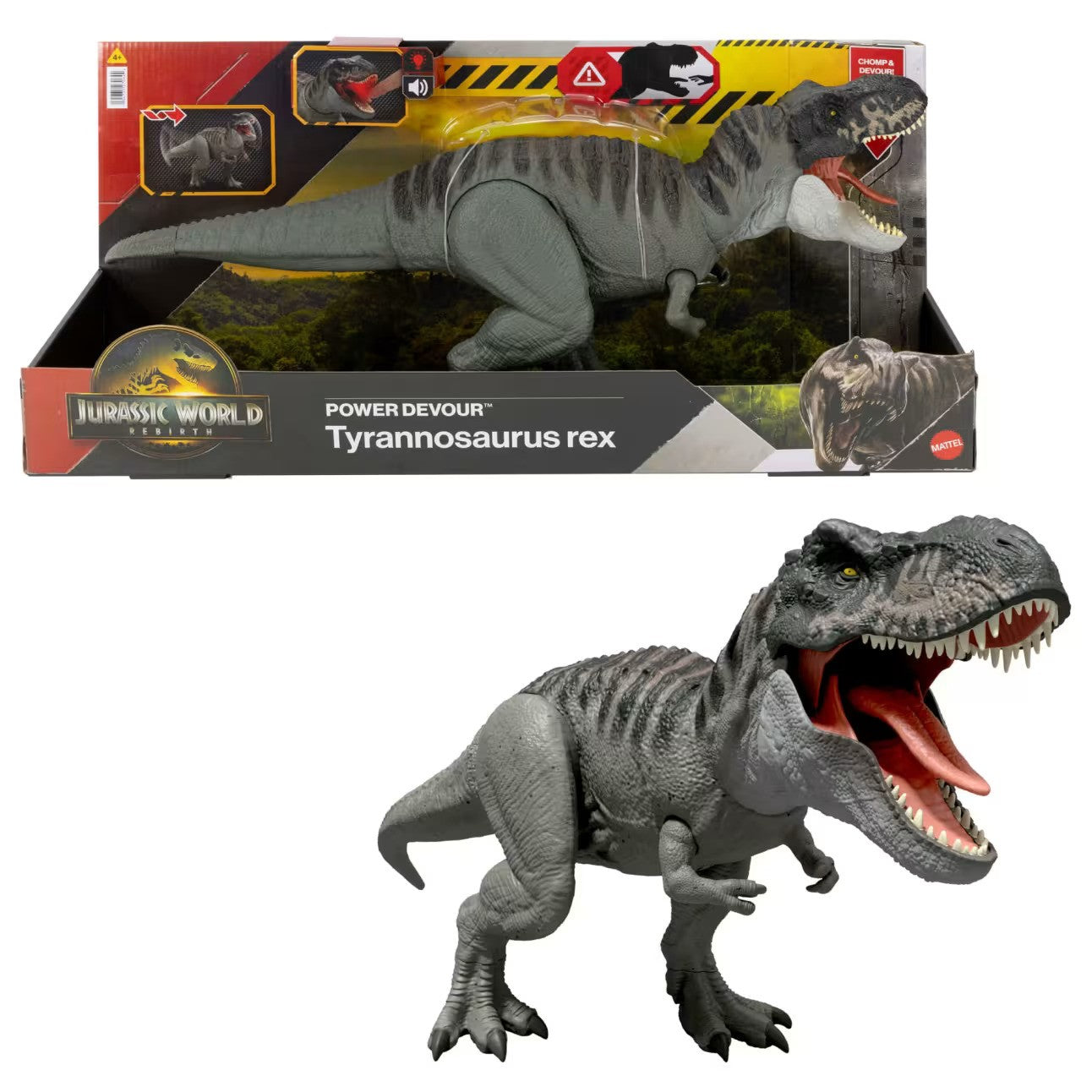 Jurassic World Rebirth Dinosaur Toy T-Rex Destructive Bite