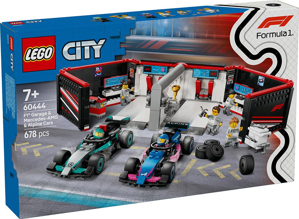 LEGO® CITY F1® Garage &Mercedes - AMG & Alpine Cars
