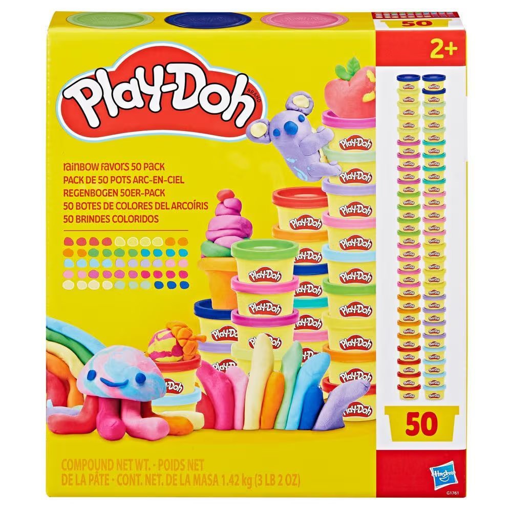 Play-Doh 50 Pack Rainbow Party Favors