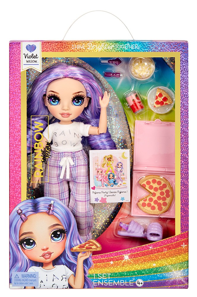 Rainbow High Fashion Doll PJ Party Doll Violet