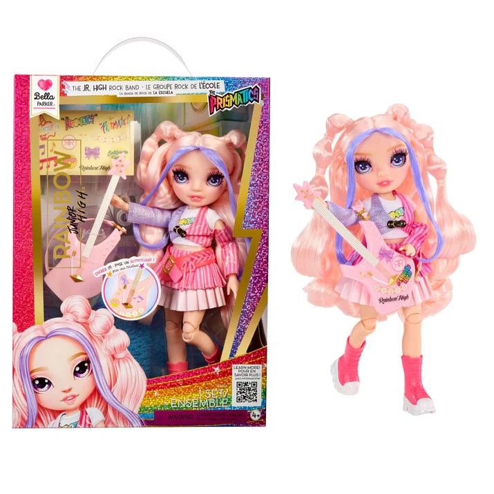 Rainbow High Jr High Rock Band  Bella Pink 23cm Fashion Doll